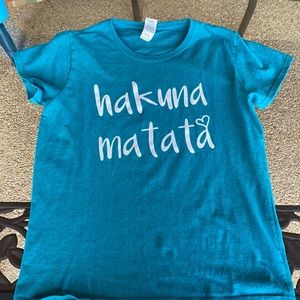Hawkins Matata Teal Shirt